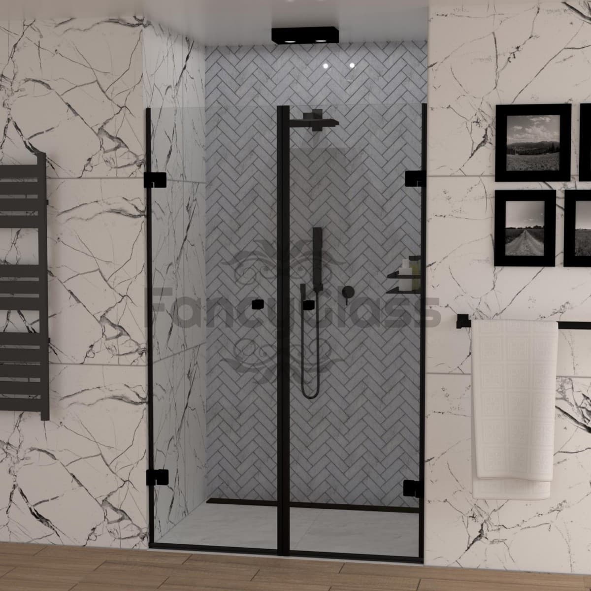 Drzwi wnękowe wahadłowe