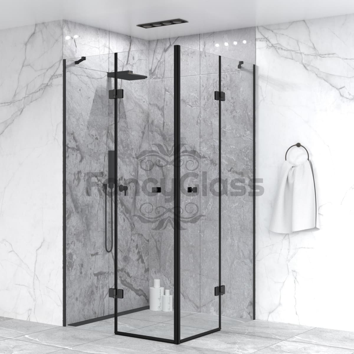 Kabina prysznicowa drzwi narożne